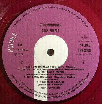 Vinyl Record Deep Purple - Stormbringer (Purple Coloured) (LP) - 5