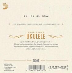 Corzi pentru Ukulele Bariton D'Addario EJ99B Corzi pentru Ukulele Bariton - 2
