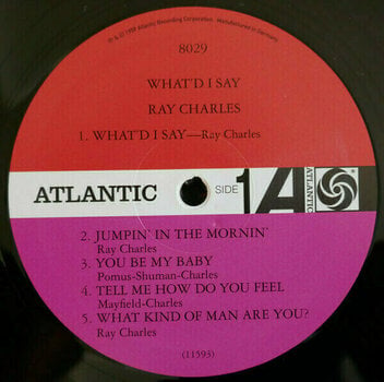 Vinyl Record Ray Charles - What'd I Say (Mono) (LP) - 2