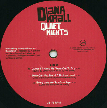 Vinylskiva Diana Krall - Quiet Nights (2 LP) - 6