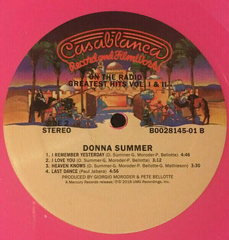 Vinyl Record Donna Summer - On The Radio: Greatest Hits Vol- I & II (2 LP) - 7