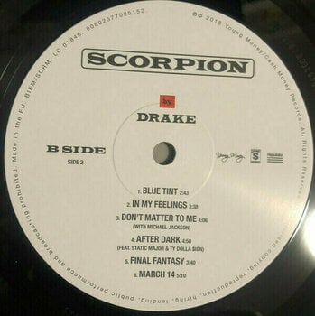 Vinyl Record Drake - Scorpion (2 LP) - 7
