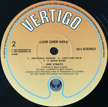 LP Dire Straits - Love Over Gold (LP) - 8
