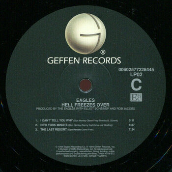 Vinylskiva Eagles - Hell Freezes Over (2 LP) - 5