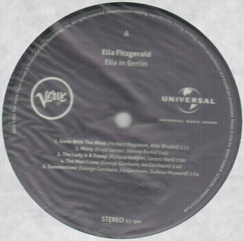 Vinyl Record Ella Fitzgerald - Mack The Knife: Live In Berlin (LP) - 5