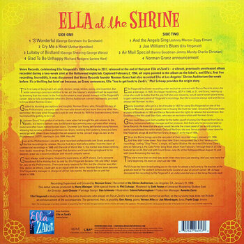 Disco in vinile Ella Fitzgerald - Ella At The Shrine: Prelude (LP) - 4