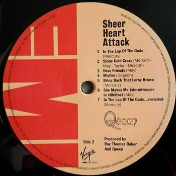 Disque vinyle Queen - Sheer Heart Attack (LP) - 3