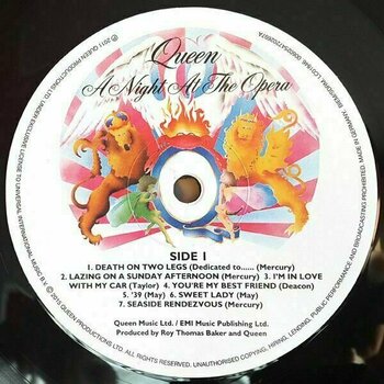 Vinyl Record Queen - A Night At The Opera (LP) - 2