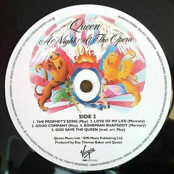 Vinylplade Queen - A Night At The Opera (LP) - 3