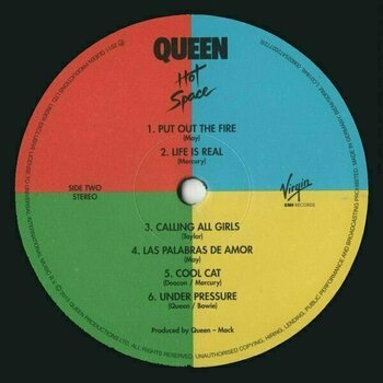 Vinylskiva Queen - Hot Space (LP) - 3