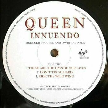 Vinyl Record Queen - Innuendo (2 LP) - 3