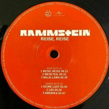 Vinyl Record Rammstein - Reise, Reise (2 LP) - 2