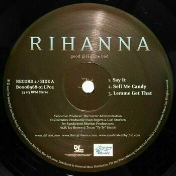 Vinyl Record Rihanna - Good Girl Gone Bad (2 LP) - 4