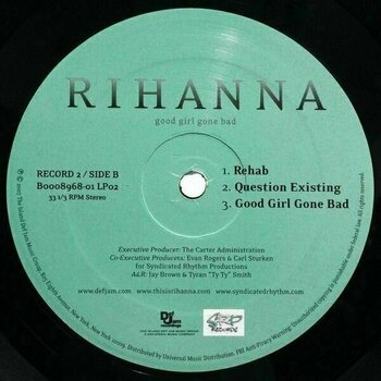 Vinyl Record Rihanna - Good Girl Gone Bad (2 LP) - 5