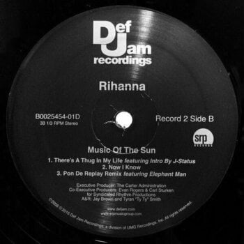 Vinyl Record Rihanna - Music Of The Sun (2 LP) - 5
