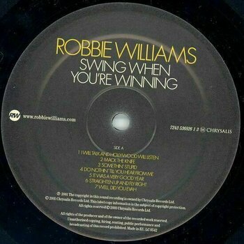 Vinyl Record Robbie Williams - Swing When You Are Win (LP) - 3