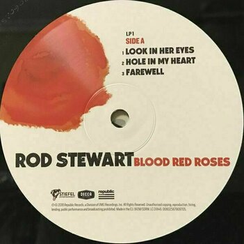 Vinyl Record Rod Stewart - Blood Red Roses (2 LP) - 4
