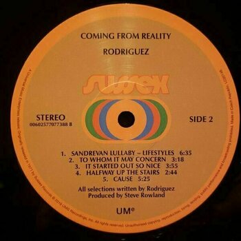 Disque vinyle Rodriguez - Coming From Reality (LP) - 2
