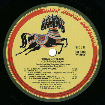 Disco de vinilo George Harrison - Thirty Three & 1/3 (LP) - 3