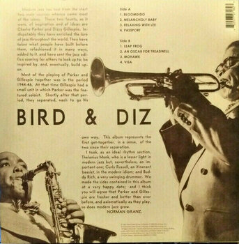 Schallplatte Charlie Parker - Bird & Diz (C. Parker & D. Gillespie) (LP) - 3