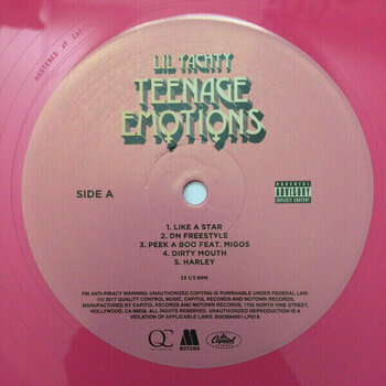 Vinyl Record Lil Yachty - Teenage Emotions (Pink Coloured Vinyl) (2 LP) - 4