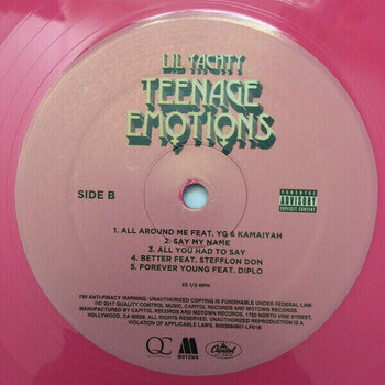 Disque vinyle Lil Yachty - Teenage Emotions (Pink Coloured Vinyl) (2 LP) - 5