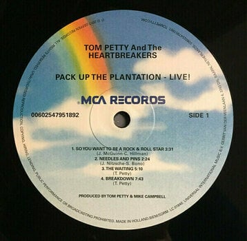 Vinyl Record Tom Petty - Pack Up The Plantation: Live (2 LP) - 3