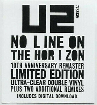 Vinyylilevy U2 - No Line On The Horizon (Clear Vinyl) (2 LP) - 10