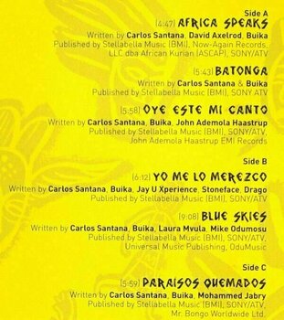 Vinyl Record Santana - Africa Speaks (2 LP) - 14