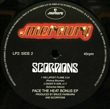 Vinyl Record Scorpions - Face The Heat (2 LP) - 7