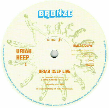Hanglemez Uriah Heep - RSD - Live (LP) - 17