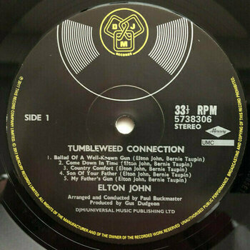 LP Elton John - Tumbleweed Connection (LP) - 2