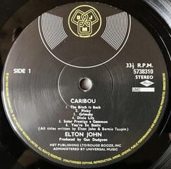 Vinyl Record Elton John - Caribou (LP) - 1