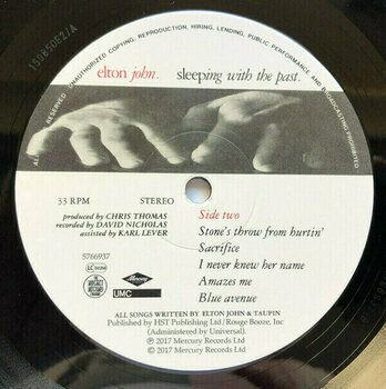 Vinyl Record Elton John - Sleeping With The Past (LP) - 6