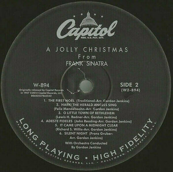 Disque vinyle Frank Sinatra - A Jolly Christmas From Frank Sinatra (LP) - 3