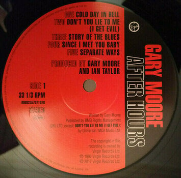 Disco de vinilo Gary Moore - After Hours (LP) - 3