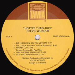 Disco de vinil Stevie Wonder - Hotter Than July (LP) - 6