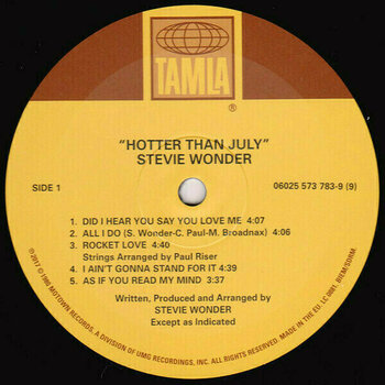 Vinylskiva Stevie Wonder - Hotter Than July (LP) - 7