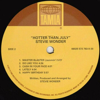 Disque vinyle Stevie Wonder - Hotter Than July (LP) - 8