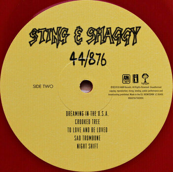 Disque vinyle Sting - 44/876 (Coloured) (LP) - 4