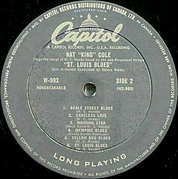 Vinyl Record Nat King Cole - St. Louis Blues (2 LP) - 3