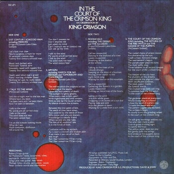 Vinylplade King Crimson - In the Court of the Crimson King (LP) - 4