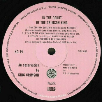 Disco de vinil King Crimson - In the Court of the Crimson King (LP) - 6