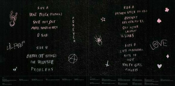 Schallplatte Lil Peep - Come Over When You're Sober, Pt. 1 & Pt. 2 (Neon Pink & Black Coloured) (2 LP) - 3
