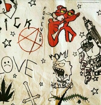 Disco de vinil Lil Peep - Come Over When You're Sober, Pt. 1 & Pt. 2 (Neon Pink & Black Coloured) (2 LP) - 4