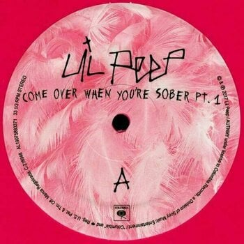 Vinyl Record Lil Peep - Come Over When You're Sober, Pt. 1 & Pt. 2 (Neon Pink & Black Coloured) (2 LP) - 8