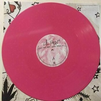 Vinyl Record Lil Peep - Come Over When You're Sober, Pt. 1 & Pt. 2 (Neon Pink & Black Coloured) (2 LP) - 9