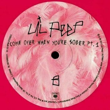 Disco in vinile Lil Peep - Come Over When You're Sober, Pt. 1 & Pt. 2 (Neon Pink & Black Coloured) (2 LP) - 10