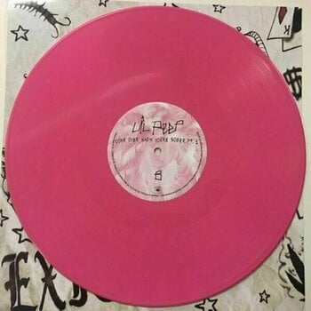 LP plošča Lil Peep - Come Over When You're Sober, Pt. 1 & Pt. 2 (Neon Pink & Black Coloured) (2 LP) - 11