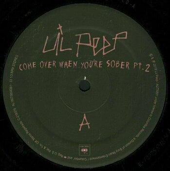 Schallplatte Lil Peep - Come Over When You're Sober, Pt. 1 & Pt. 2 (Neon Pink & Black Coloured) (2 LP) - 12